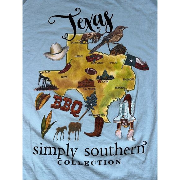 Simply Southern Texas Tee - Picture 3 of 5
